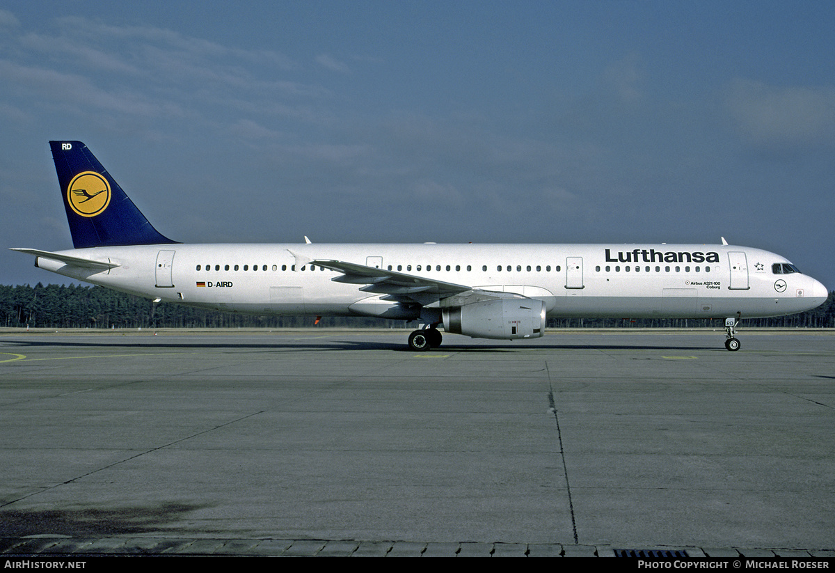 Aircraft Photo of D-AIRD | Airbus A321-131 | Lufthansa | AirHistory.net #450927