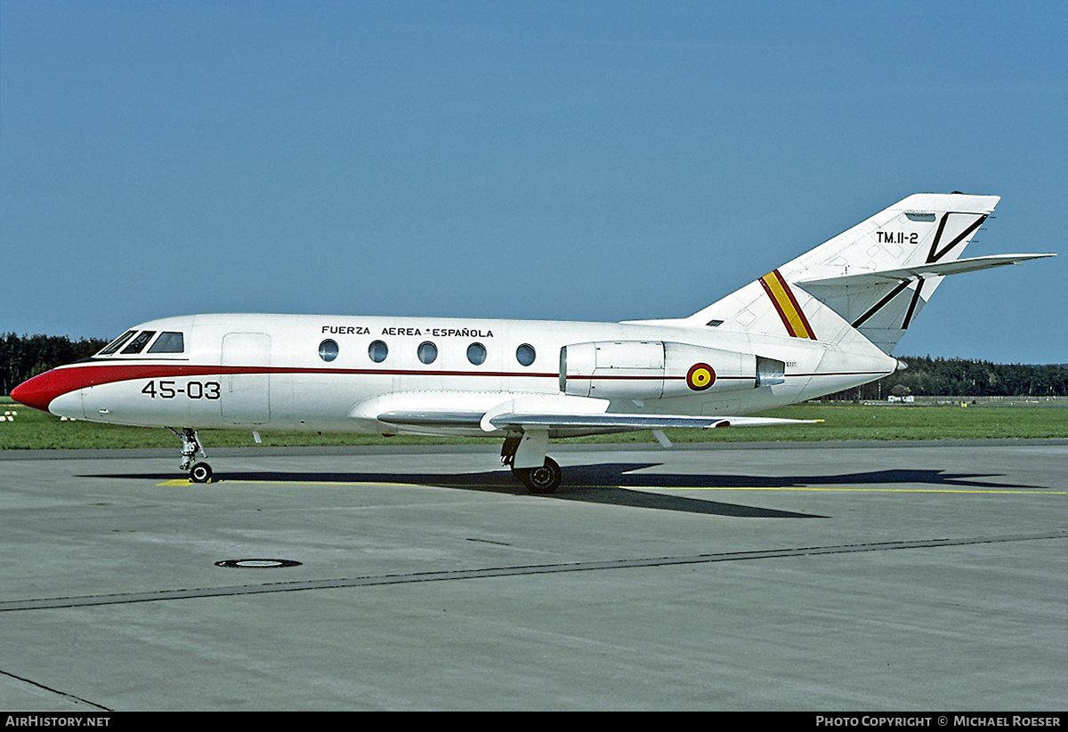 Aircraft Photo of TM11-2 | Dassault Falcon 20D | Spain - Air Force | AirHistory.net #450930