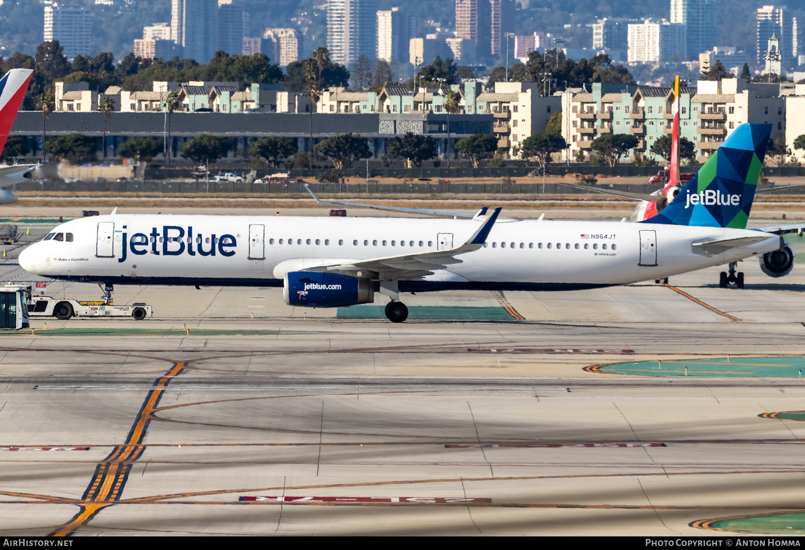 Aircraft Photo of N964JT | Airbus A321-231 | JetBlue Airways | AirHistory.net #450955