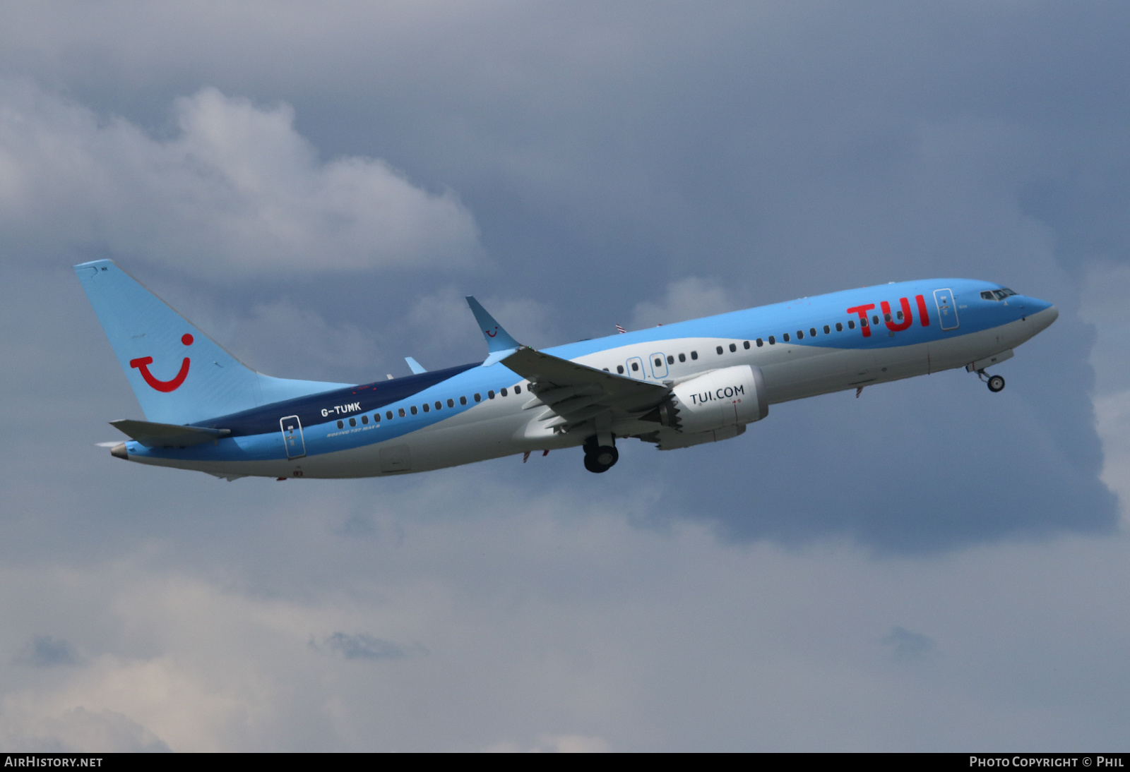 Aircraft Photo of G-TUMK | Boeing 737-8 Max 8 | TUI | AirHistory.net #451016