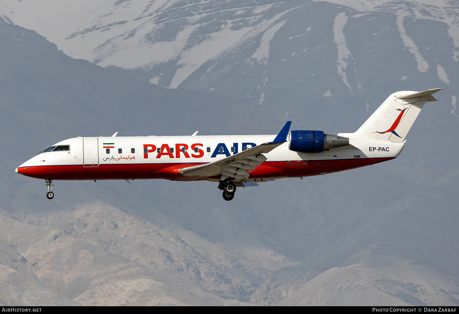 Aircraft Photo of EP-PAC | Bombardier CRJ-200LR (CL-600-2B19) | Pars Air | AirHistory.net #451020
