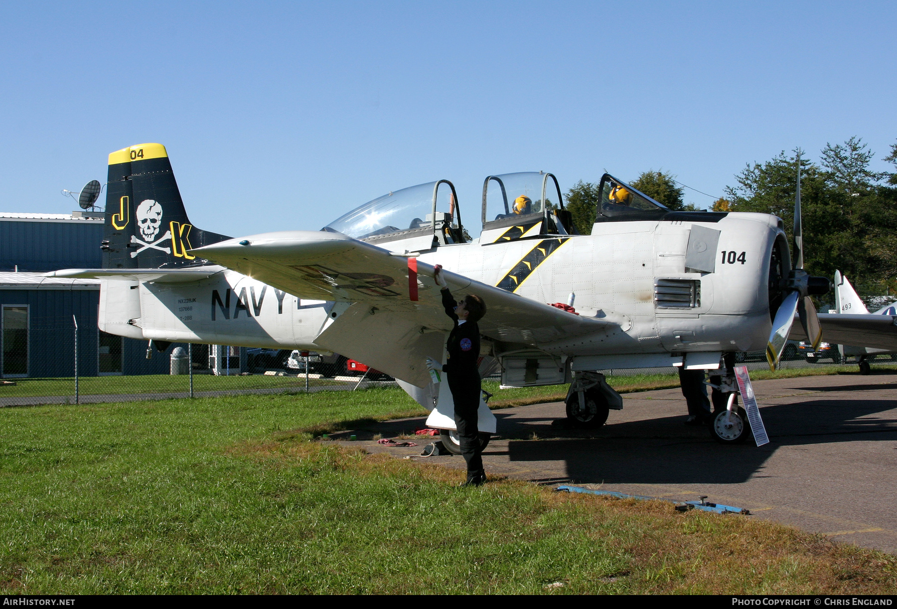 Aircraft Photo of N228JK / NX228JK / 137668 | North American T-28B Trojan | USA - Navy | AirHistory.net #451029