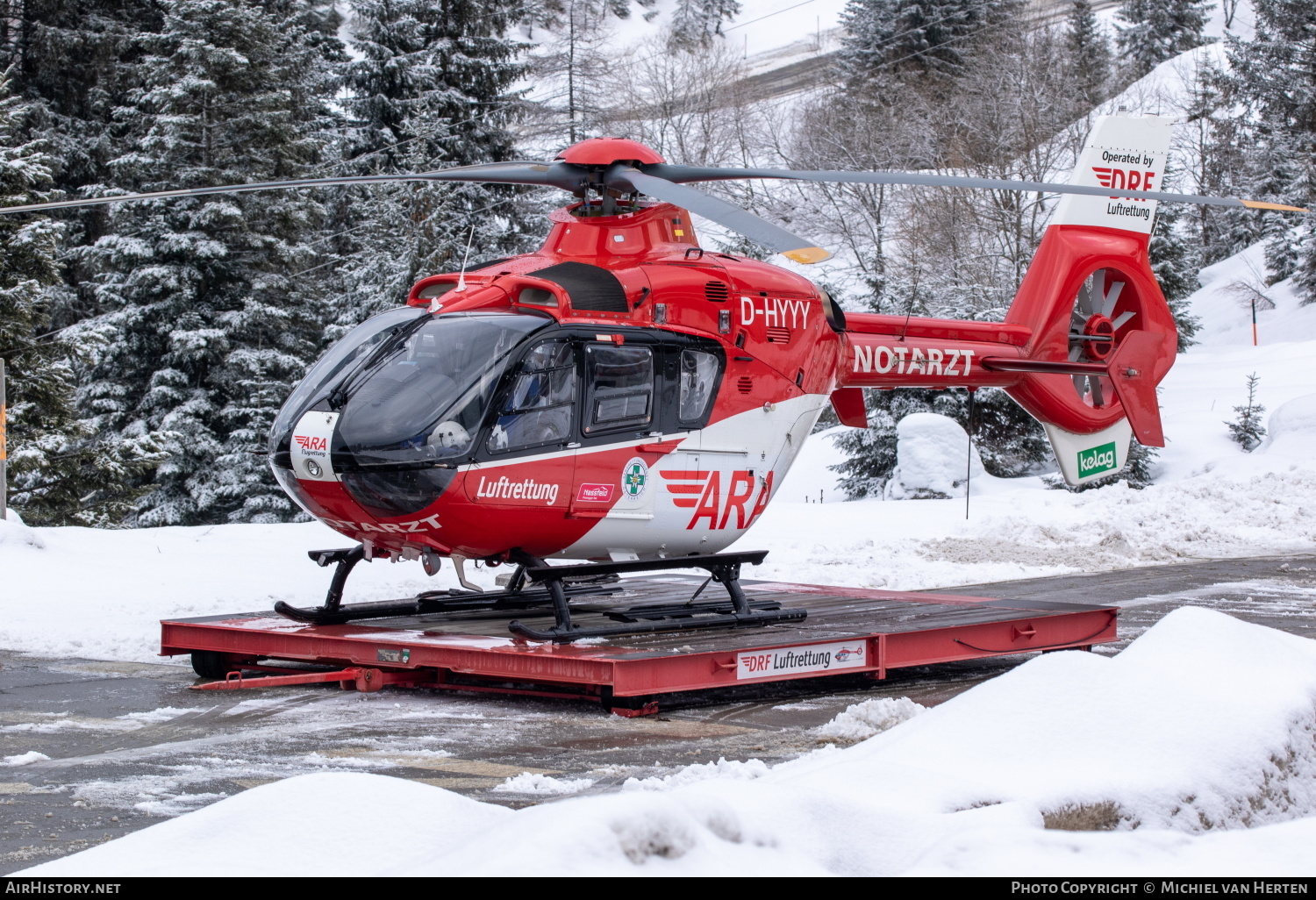 Aircraft Photo of D-HYYY | Eurocopter EC-135P-2+ | ARA Flugrettung | AirHistory.net #451036