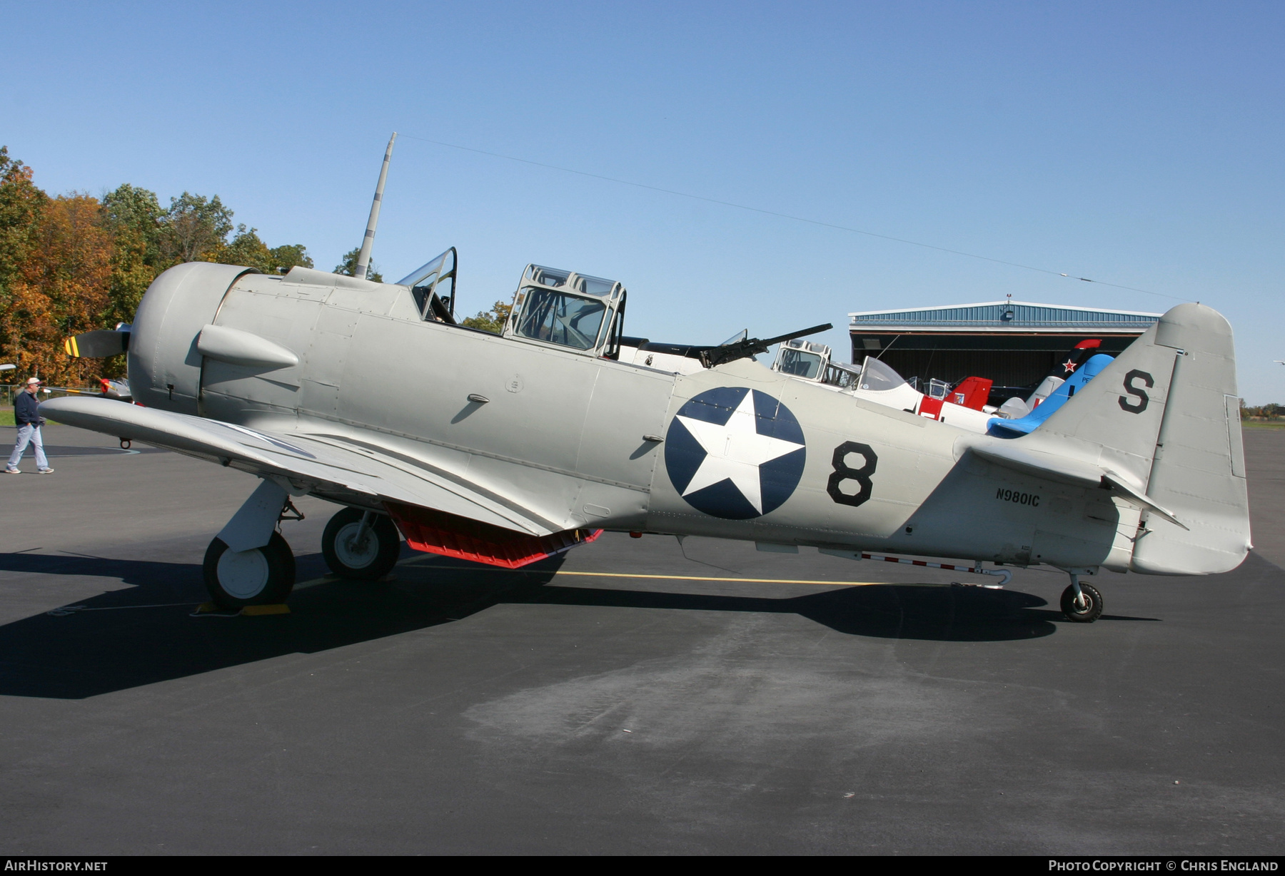 Aircraft Photo of N9801C | North American SNJ-5C Texan | USA - Navy | AirHistory.net #451041