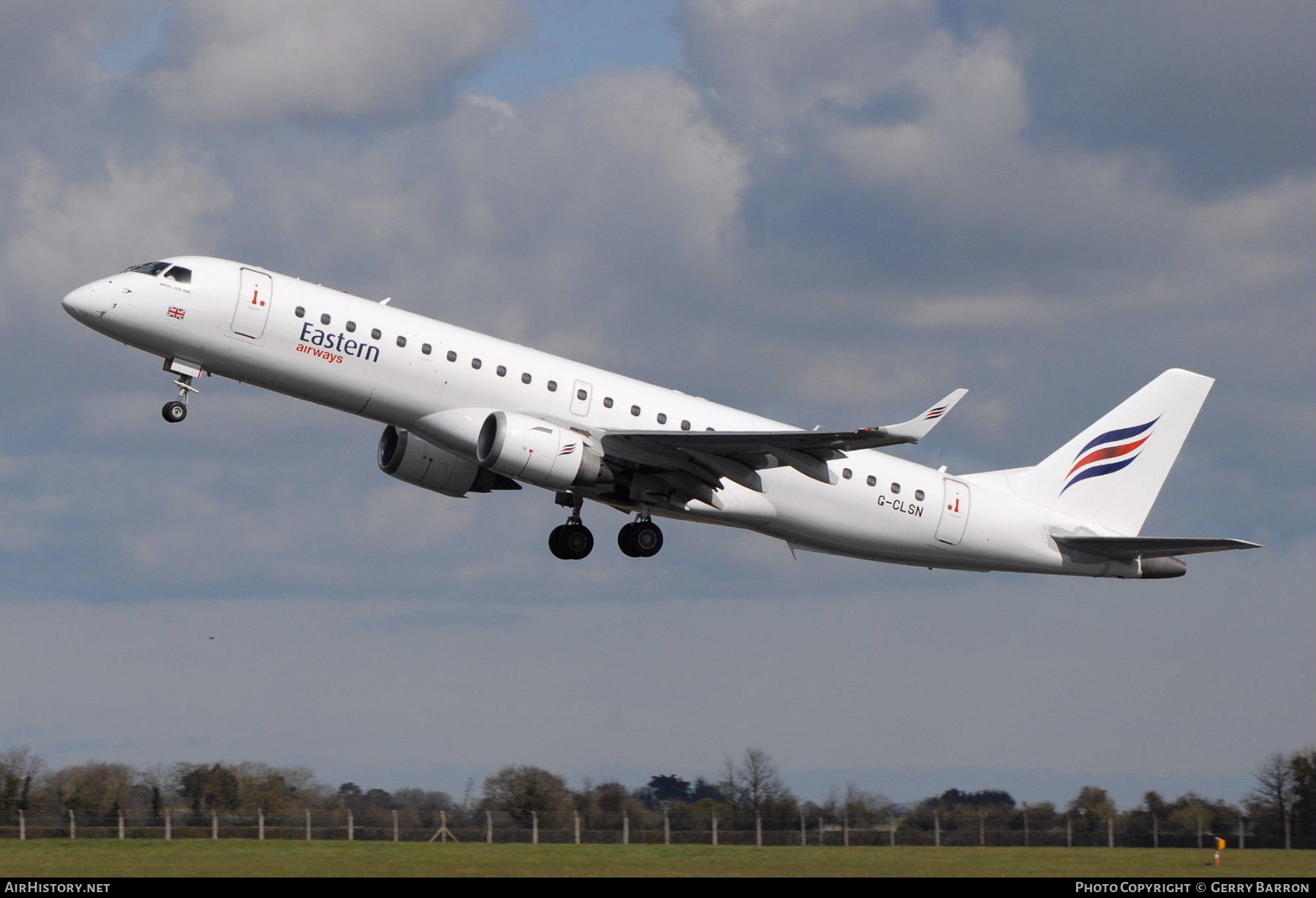 Aircraft Photo of G-CLSN | Embraer 190LR (ERJ-190-100LR) | Eastern Airways | AirHistory.net #451050