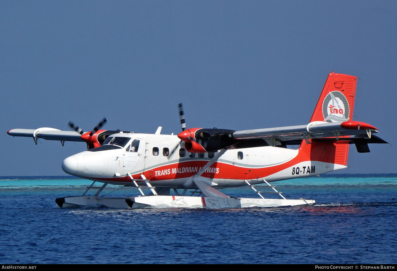 Aircraft Photo of 8Q-TAM | De Havilland Canada DHC-6-300 Twin Otter | Trans Maldivian Airways - TMA | AirHistory.net #451078
