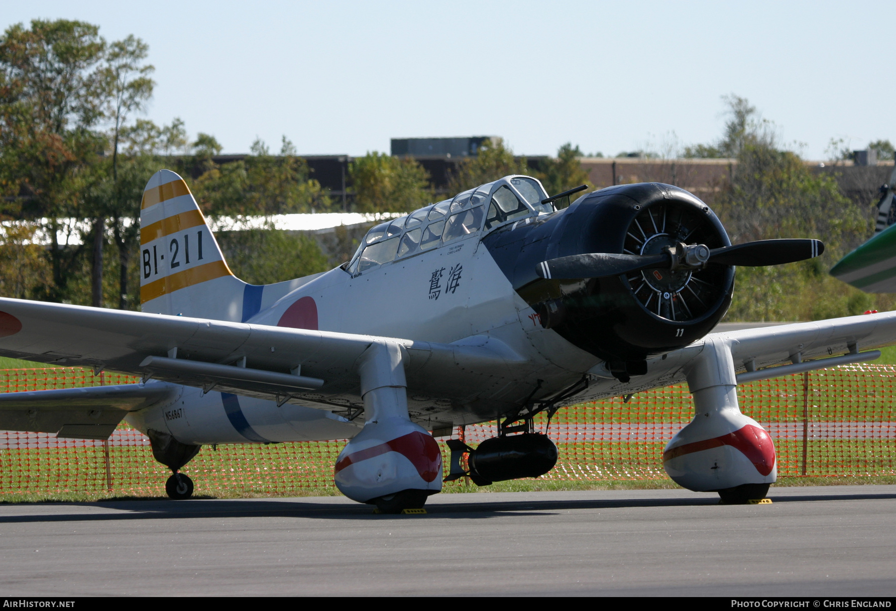 Aircraft Photo of N56867 / B1-211 | Vultee BT-13B/Aichi D3A Replica | Japan - Navy | AirHistory.net #451113