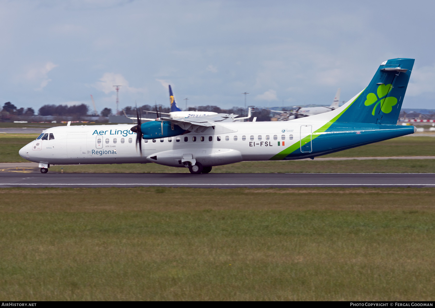 Aircraft Photo of EI-FSL | ATR ATR-72-600 (ATR-72-212A) | Aer Lingus Regional | AirHistory.net #451132