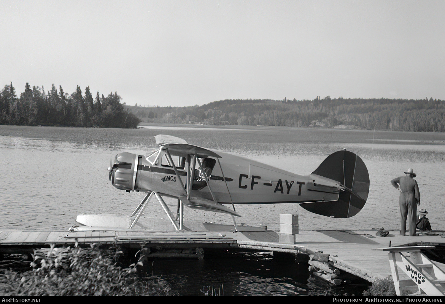 Aircraft Photo of CF-AYT | Waco YKS-6 | Wings | AirHistory.net #451141