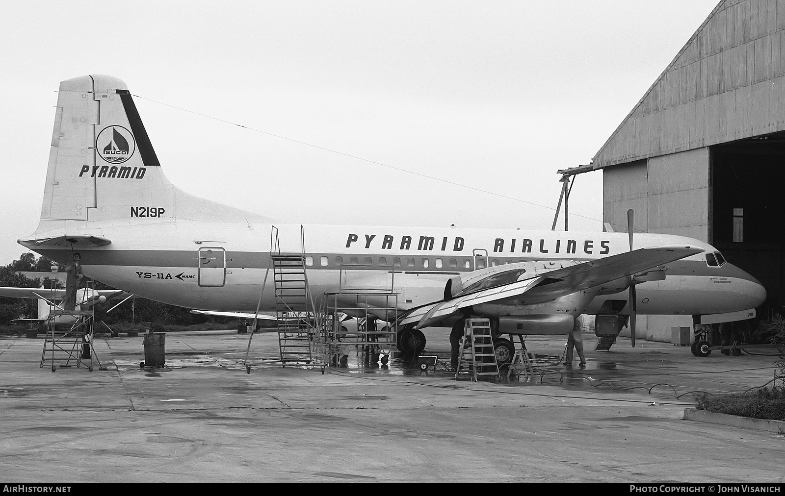 Aircraft Photo of N219P | NAMC YS-11A-205 | Pyramid Airlines | AirHistory.net #451157