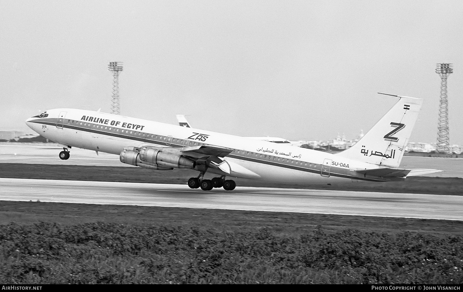 Aircraft Photo of SU-DAA | Boeing 707-328C | ZAS Airline of Egypt | AirHistory.net #451163