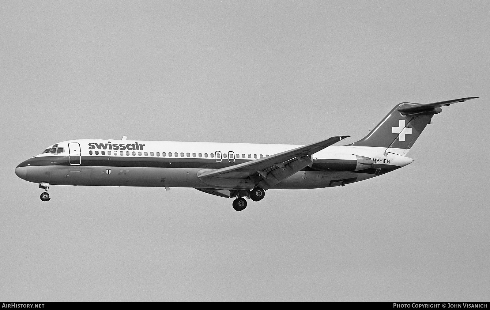 Aircraft Photo of HB-IFH | McDonnell Douglas DC-9-32 | Swissair | AirHistory.net #451165