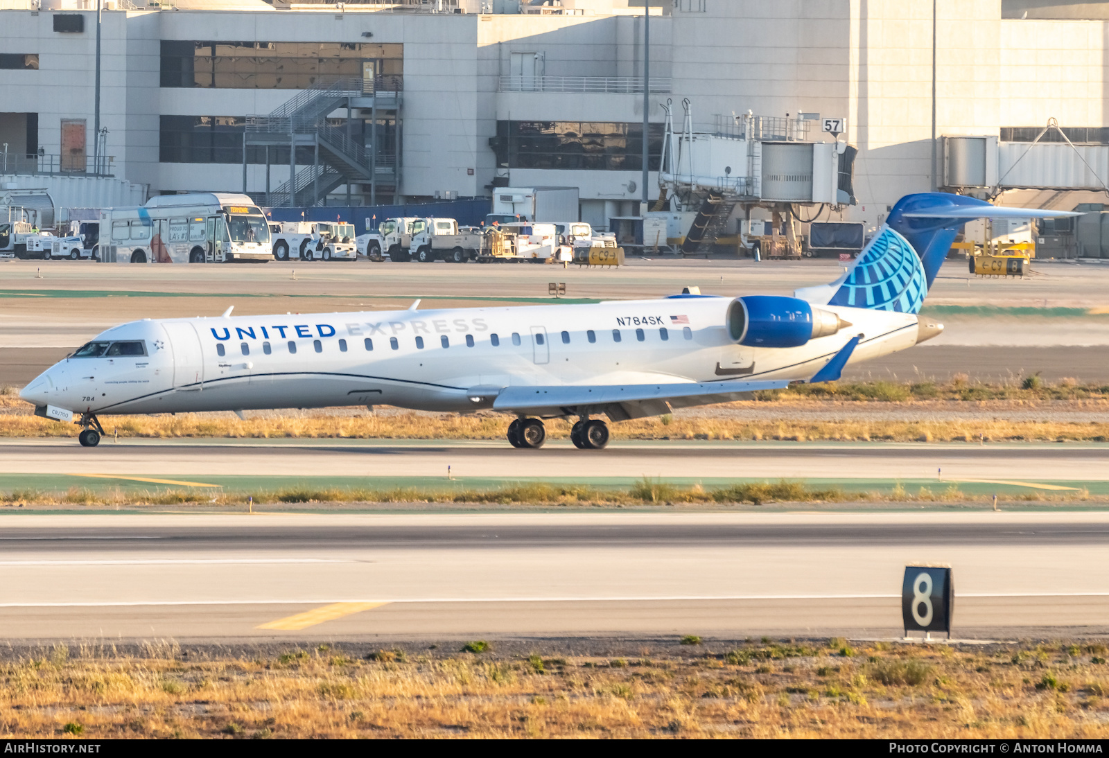 Aircraft Photo of N784SK | Bombardier CRJ-702ER NG (CL-600-2C10) | United Express | AirHistory.net #451178