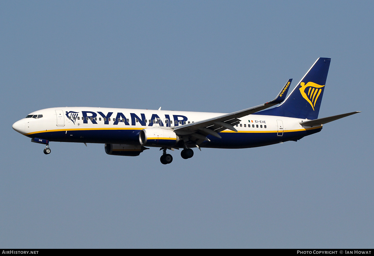 Aircraft Photo of EI-EVE | Boeing 737-8AS | Ryanair | AirHistory.net #451266