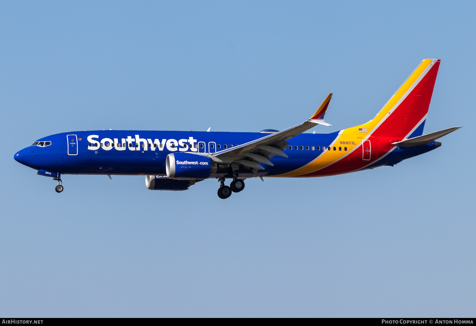 Aircraft Photo of N8803L | Boeing 737-8 Max 8 | Southwest Airlines | AirHistory.net #451278