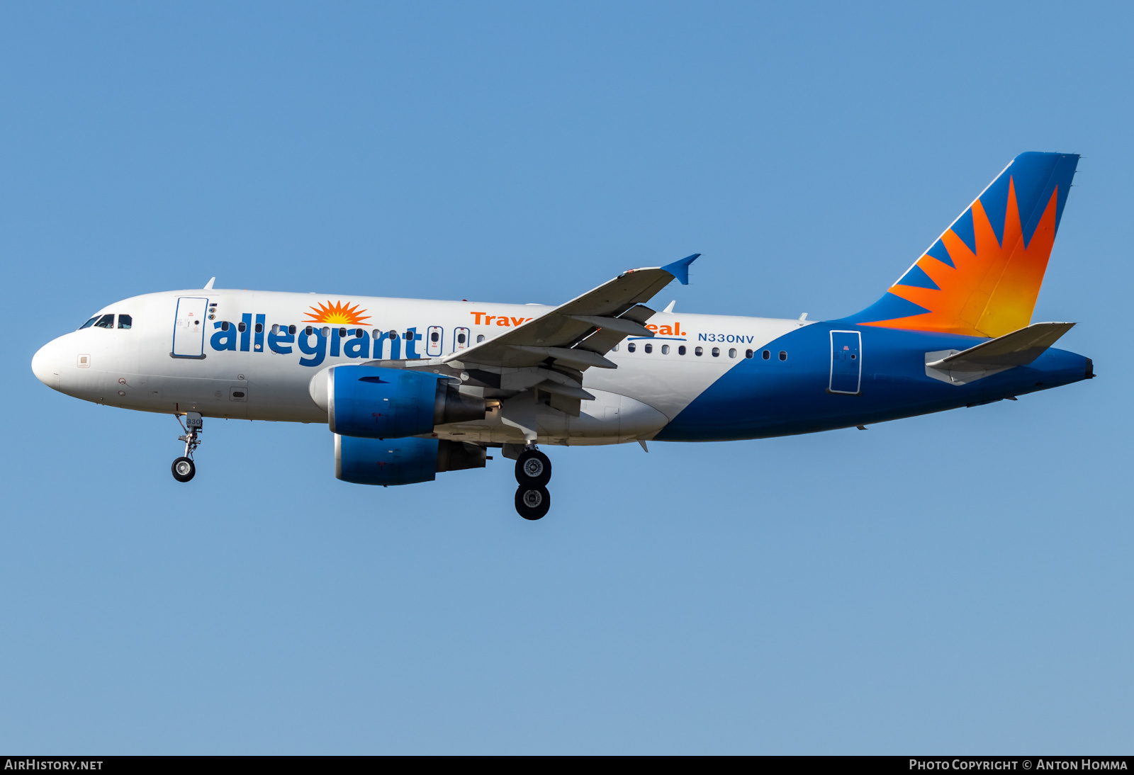 Aircraft Photo of N330NV | Airbus A319-111 | Allegiant Air | AirHistory.net #451280
