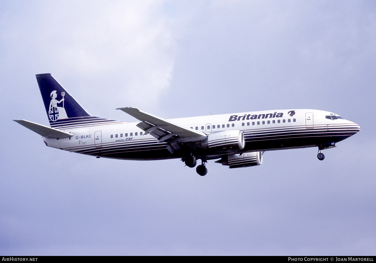 Aircraft Photo of G-BLKC | Boeing 737-3T5 | Britannia Airways | AirHistory.net #451302