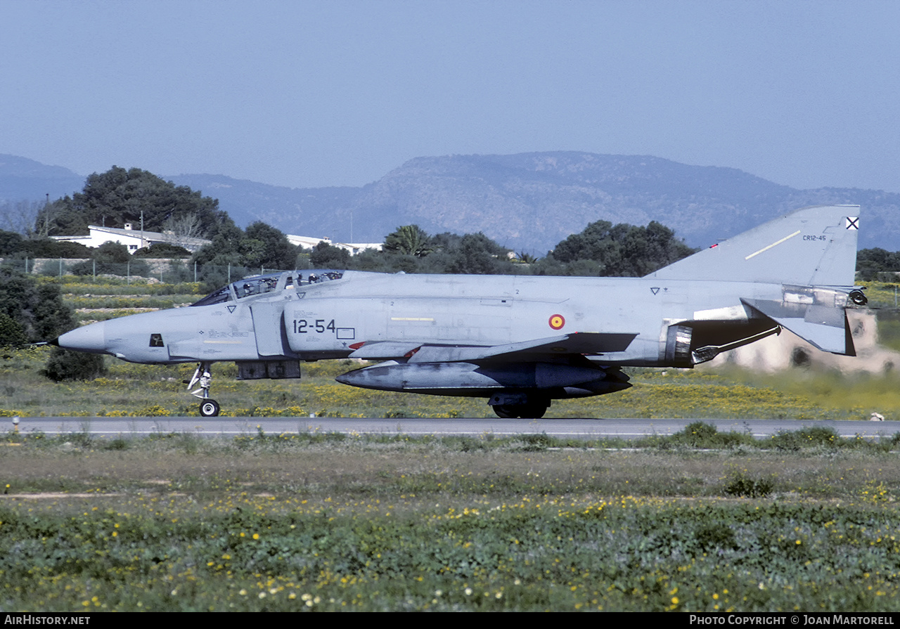 Aircraft Photo of CR.12-45 | McDonnell Douglas RF-4C Phantom II | Spain - Air Force | AirHistory.net #451305