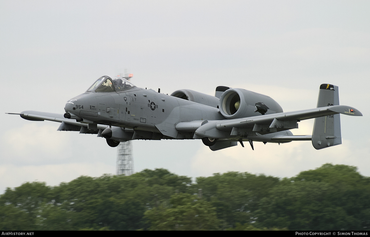 Aircraft Photo of 81-0954 / AF81-954 | Fairchild A-10A Thunderbolt II | USA - Air Force | AirHistory.net #451363