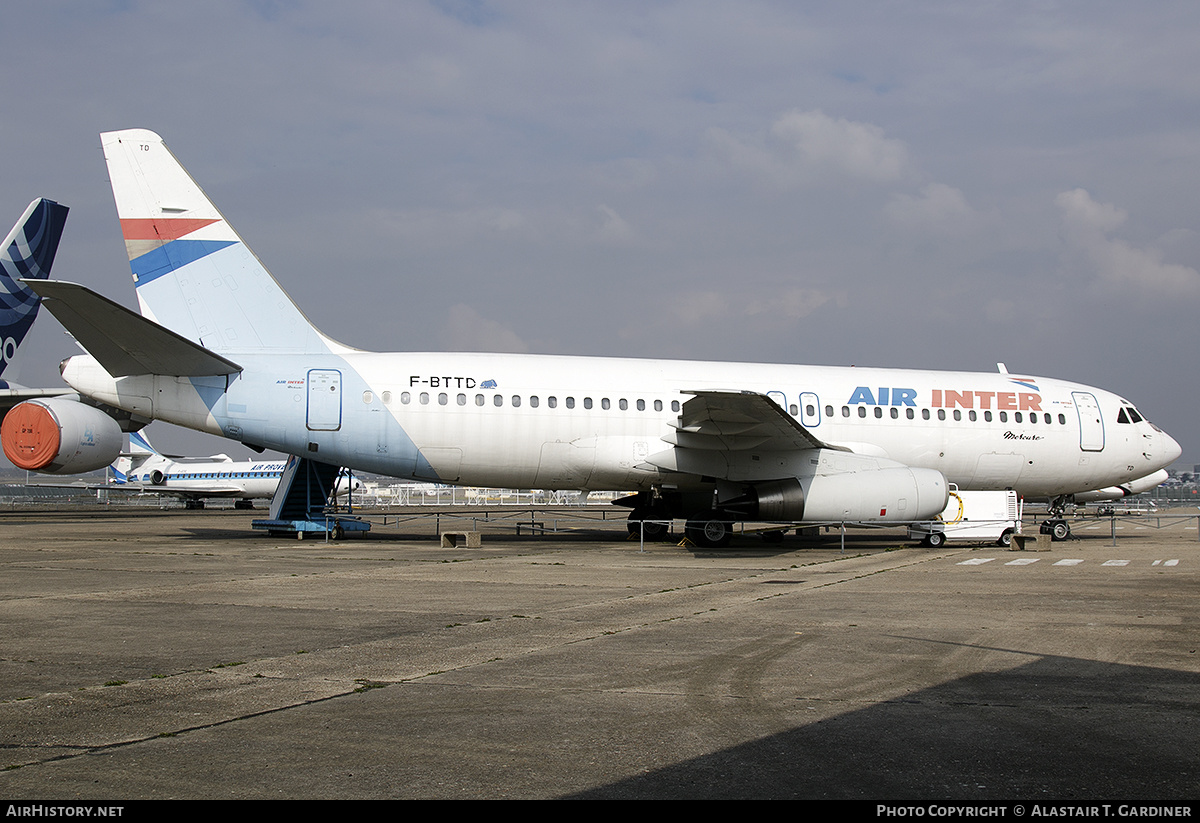 Aircraft Photo of F-BTTD | Dassault Mercure 100 | Air Inter | AirHistory.net #451368