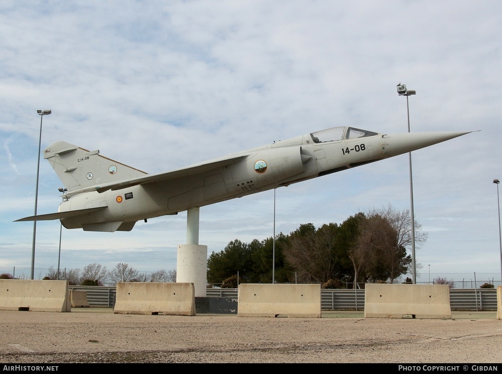 Aircraft Photo of C.14-08 | Dassault Mirage F1M | Spain - Air Force | AirHistory.net #451409