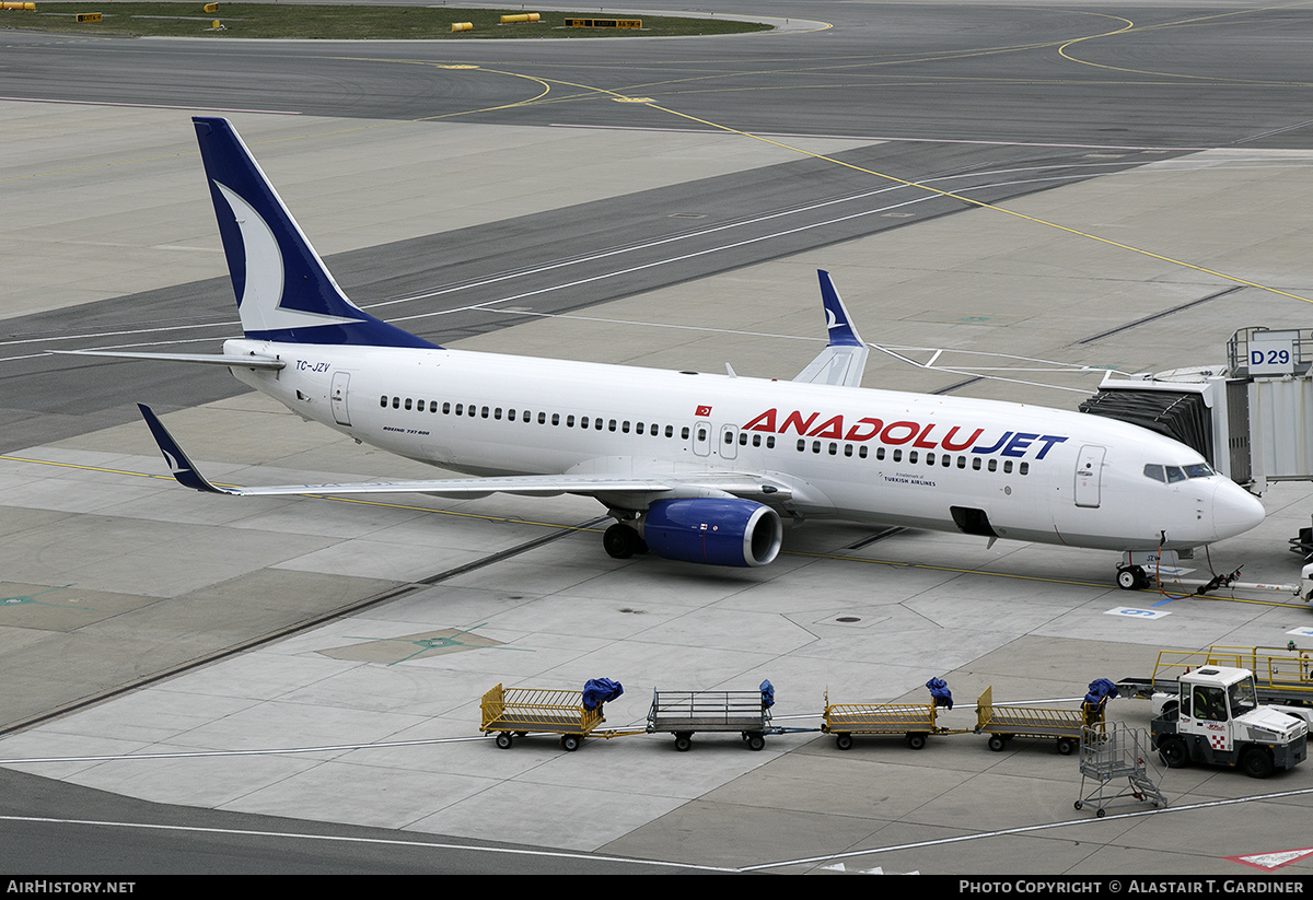 Aircraft Photo of TC-JZV | Boeing 737-8AS | AnadoluJet | AirHistory.net #451440