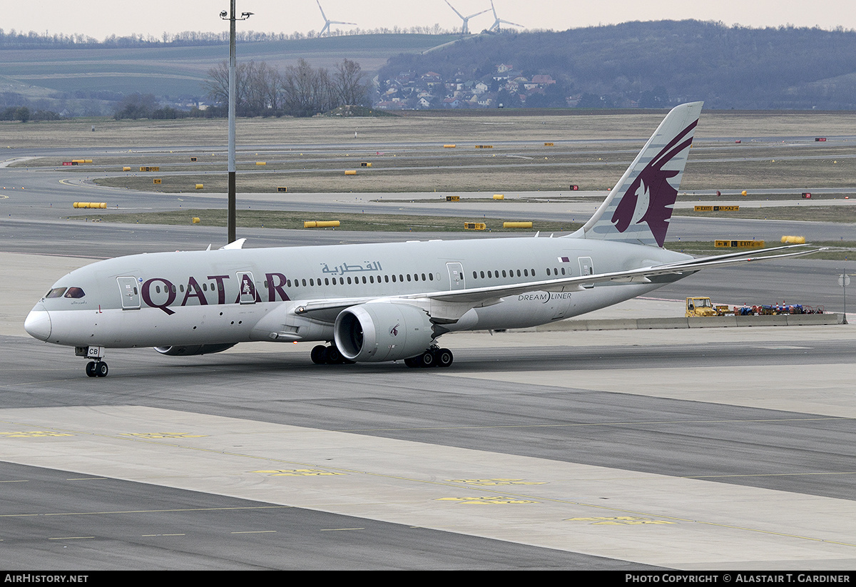 Aircraft Photo of A7-BCB | Boeing 787-8 Dreamliner | Qatar Airways | AirHistory.net #451455
