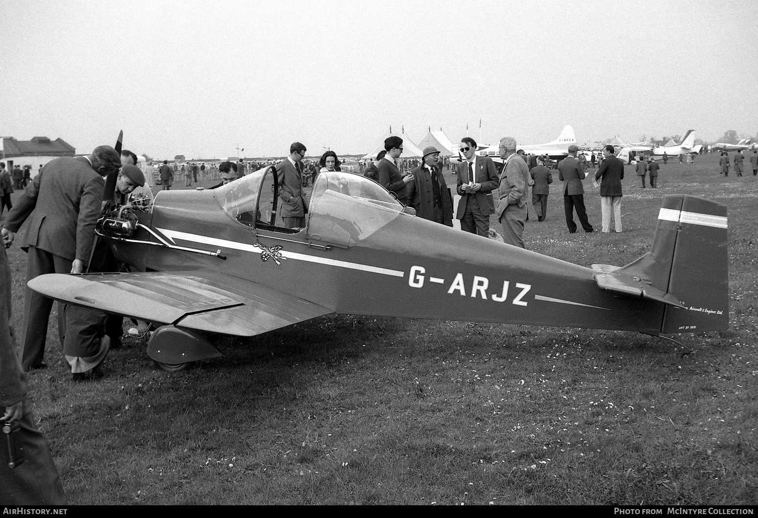 Aircraft Photo of G-ARJZ | Druine D-31 Turbulent | AirHistory.net #451465
