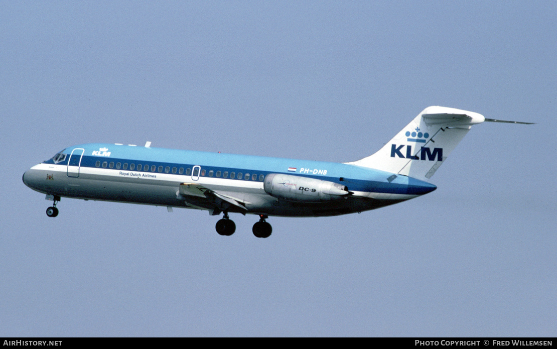 Aircraft Photo of PH-DNB | Douglas DC-9-15 | KLM - Royal Dutch Airlines | AirHistory.net #451519