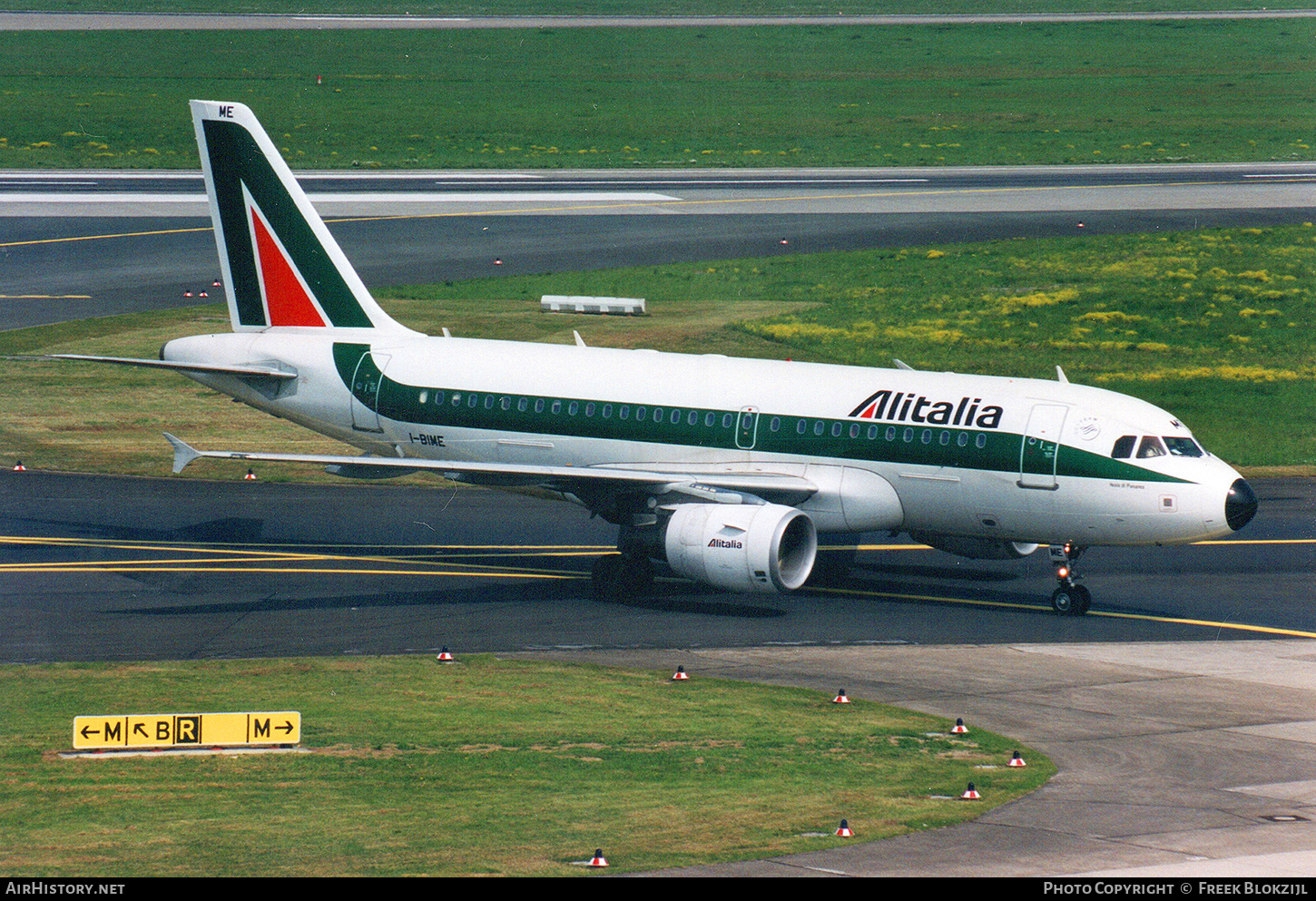 Aircraft Photo of I-BIME | Airbus A319-112 | Alitalia | AirHistory.net #451533