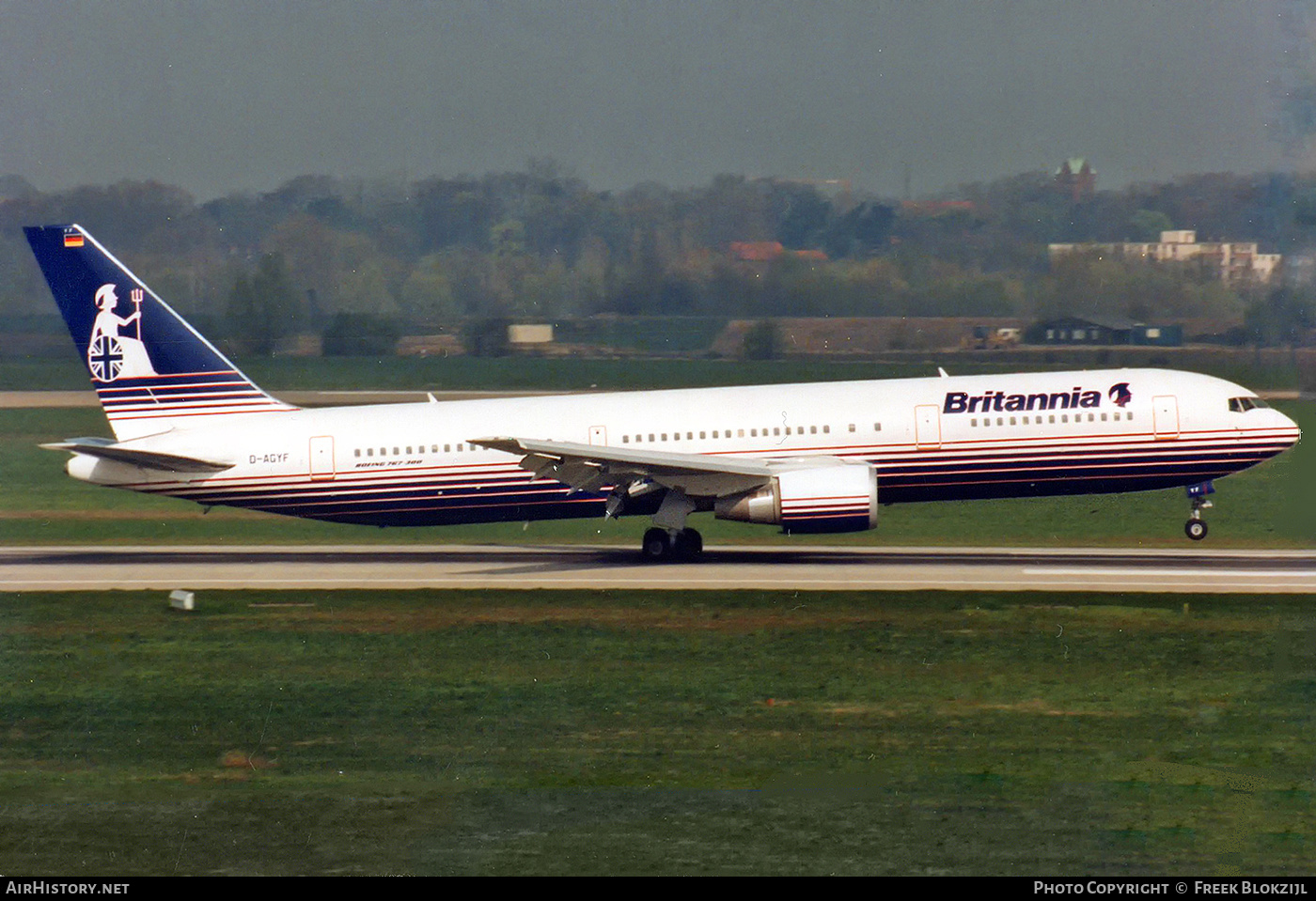 Aircraft Photo of D-AGYF | Boeing 767-304/ER | Britannia Airways | AirHistory.net #451537