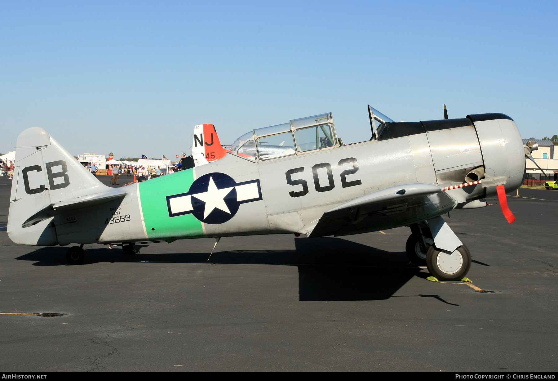 Aircraft Photo of N502 | North American SNJ-5 Texan | USA - Navy | AirHistory.net #451545