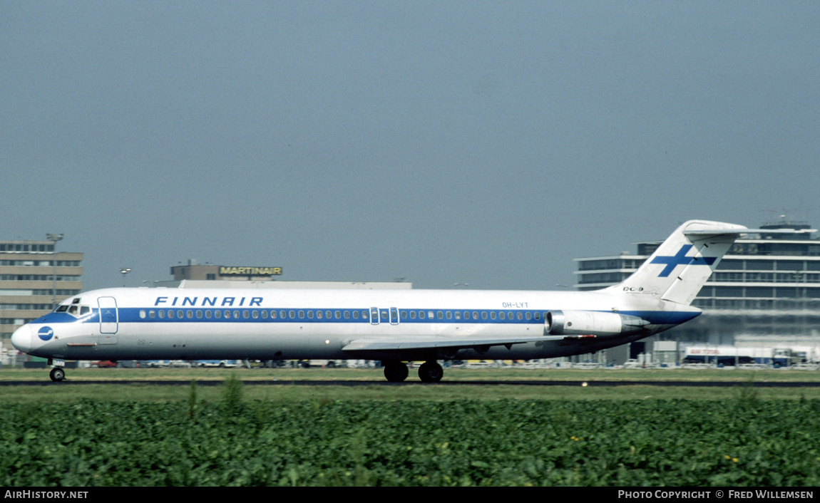 Aircraft Photo of OH-LYT | McDonnell Douglas DC-9-51 | Finnair | AirHistory.net #451546