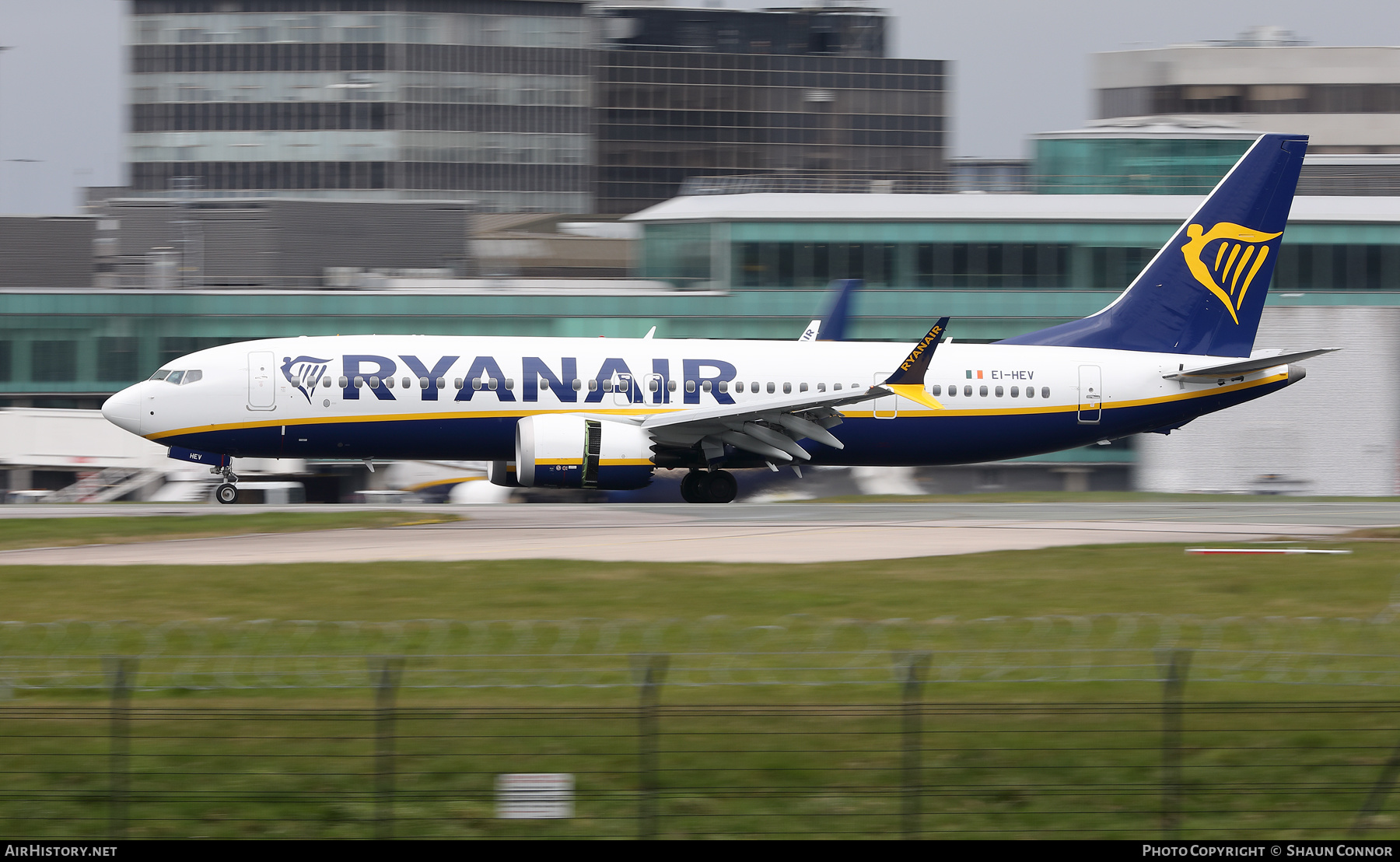 Aircraft Photo of EI-HEV | Boeing 737-8200 Max 200 | Ryanair | AirHistory.net #451553