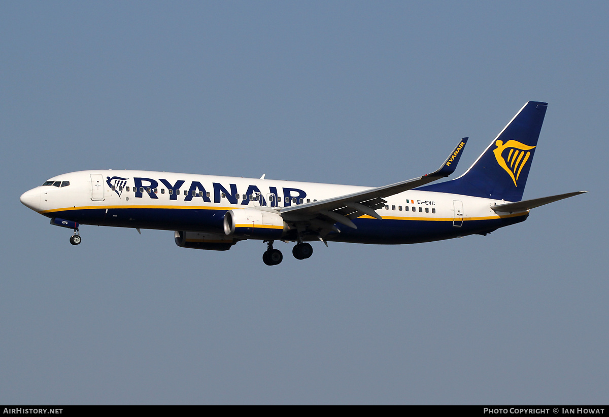 Aircraft Photo of EI-EVC | Boeing 737-8AS | Ryanair | AirHistory.net #451562
