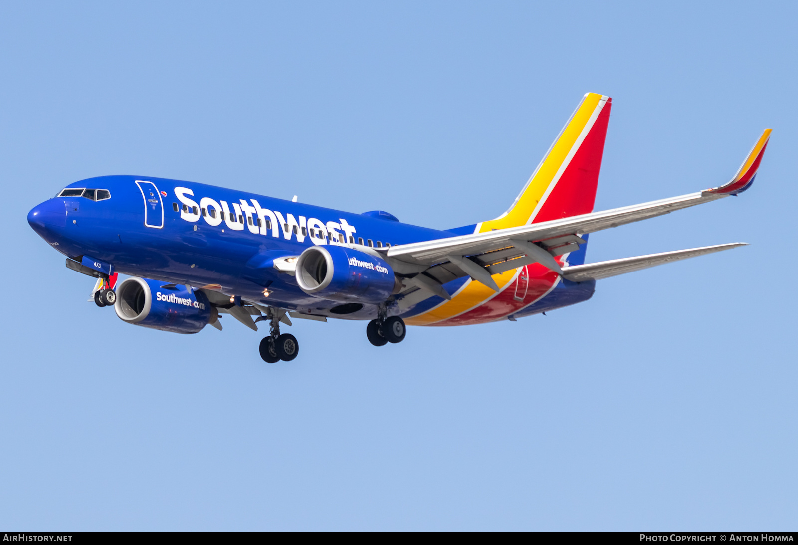 Aircraft Photo of N473WN | Boeing 737-7H4 | Southwest Airlines | AirHistory.net #451568