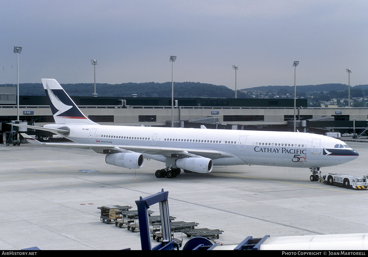 Aircraft Photo of VR-HMR | Airbus A340-211 | Cathay Pacific Airways | AirHistory.net #451621