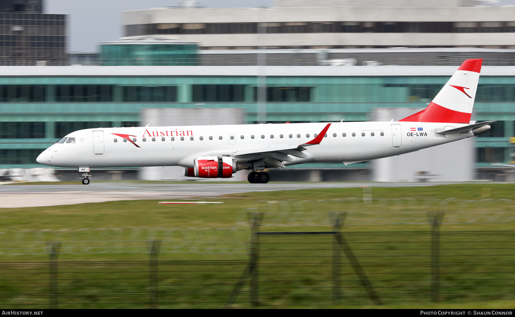 Aircraft Photo of OE-LWA | Embraer 195LR (ERJ-190-200LR) | Austrian Airlines | AirHistory.net #451638