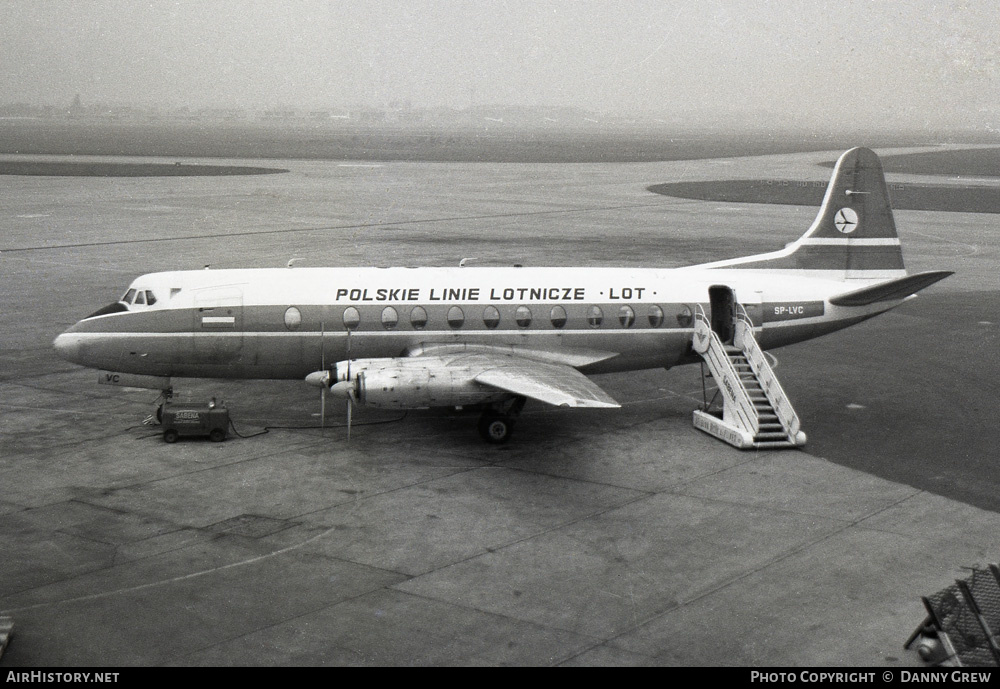 Aircraft Photo of SP-LVC | Vickers 804 Viscount | LOT Polish Airlines - Polskie Linie Lotnicze | AirHistory.net #451669