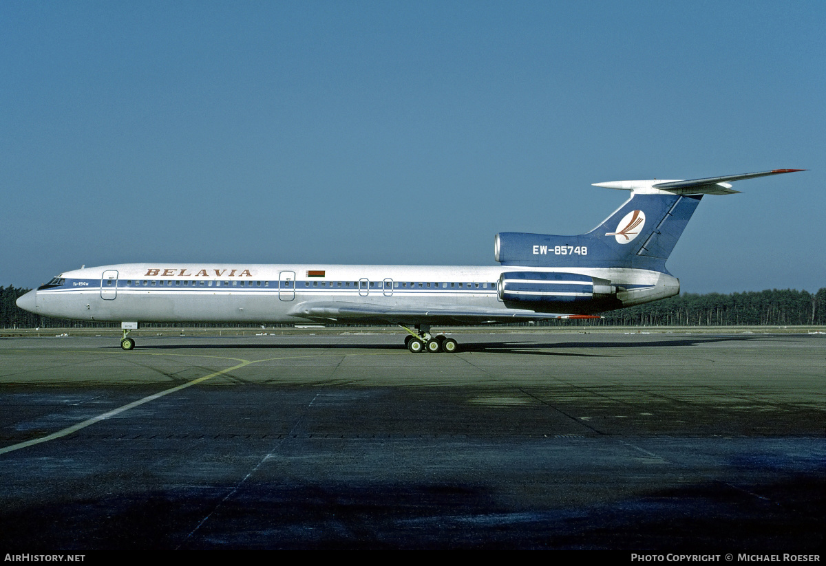 Aircraft Photo of EW-85748 | Tupolev Tu-154M | Belavia | AirHistory.net #451701