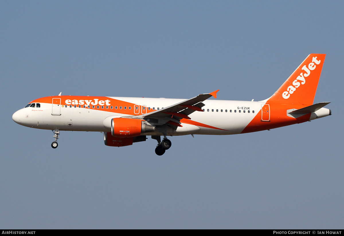 Aircraft Photo of G-EZUK | Airbus A320-214 | EasyJet | AirHistory.net #451743