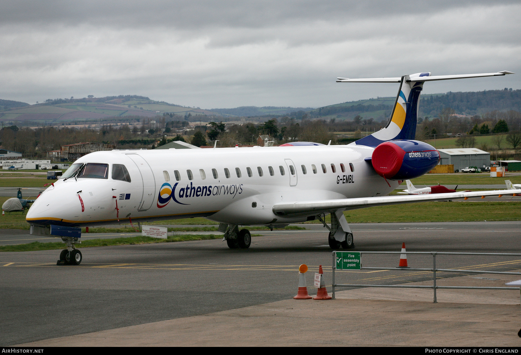 Aircraft Photo of G-EMBL | Embraer ERJ-145EU (EMB-145EU) | Athens Airways | AirHistory.net #451779