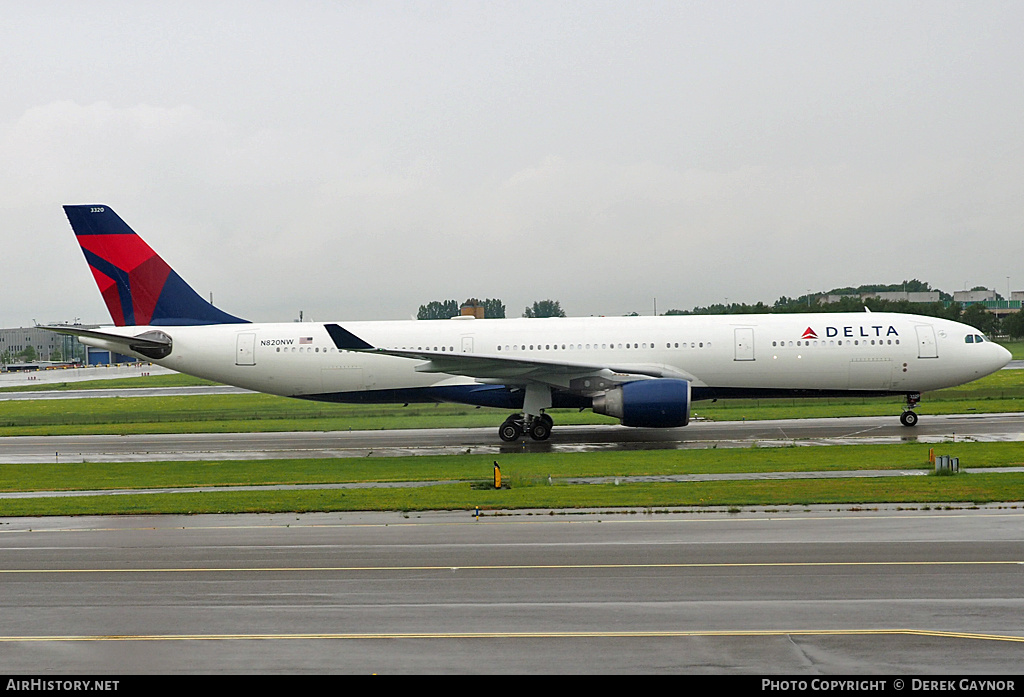 Aircraft Photo of N820NW | Airbus A330-323 | Delta Air Lines | AirHistory.net #451820