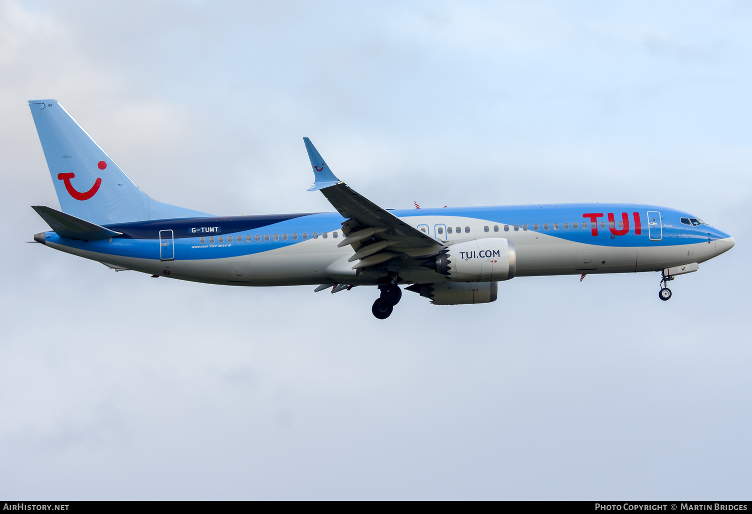 Aircraft Photo of G-TUMT | Boeing 737-8 Max 8 | TUI | AirHistory.net #451891
