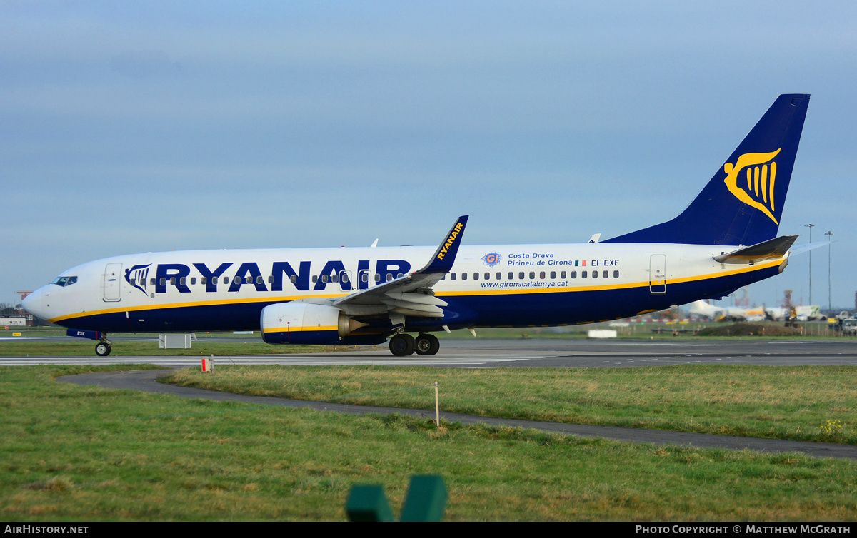 Aircraft Photo of EI-EXF | Boeing 737-8AS | Ryanair | AirHistory.net #451892