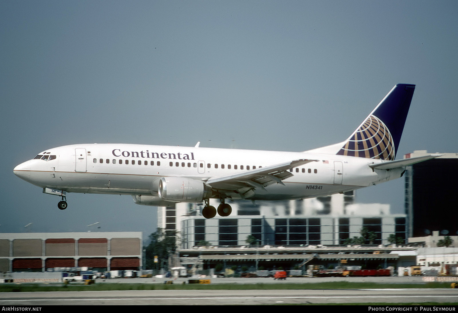 Aircraft Photo of N14341 | Boeing 737-3T0 | Continental Airlines | AirHistory.net #451932