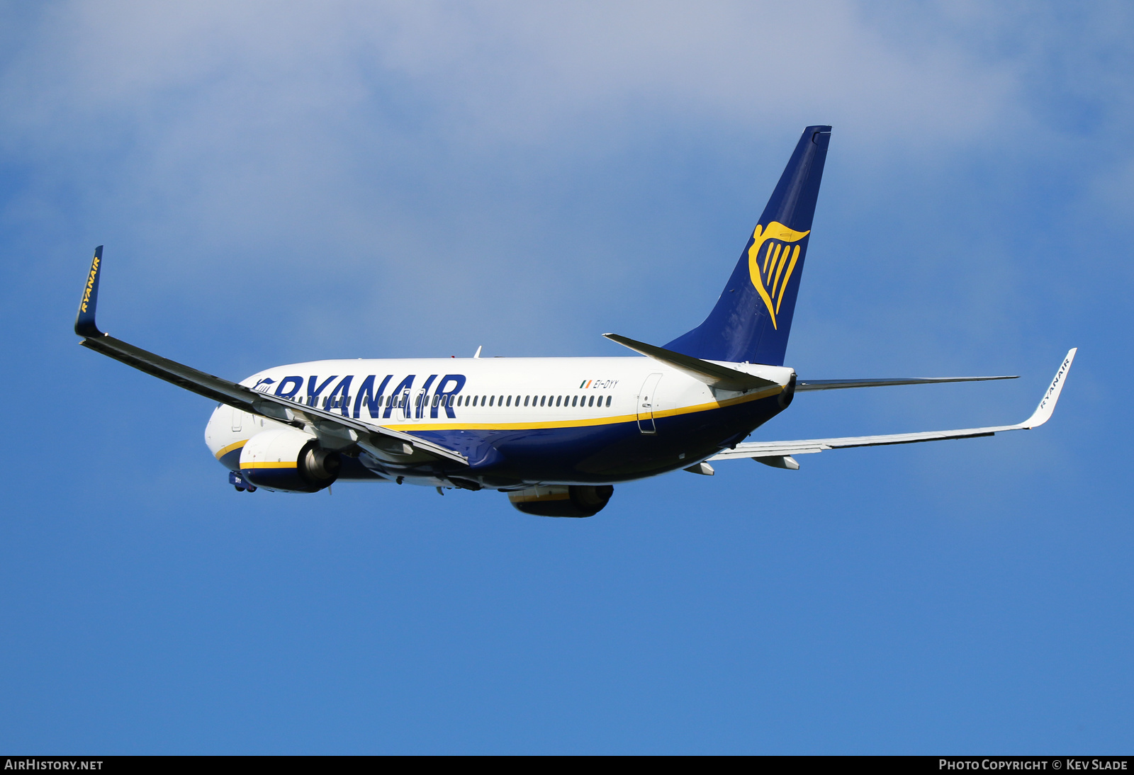 Aircraft Photo of EI-DYY | Boeing 737-8AS | Ryanair | AirHistory.net #451951