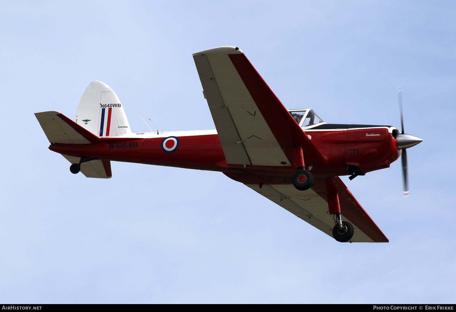 Aircraft Photo of N640WB / WB640 | De Havilland Canada DHC-1 Chipmunk T10 | UK - Air Force | AirHistory.net #451965