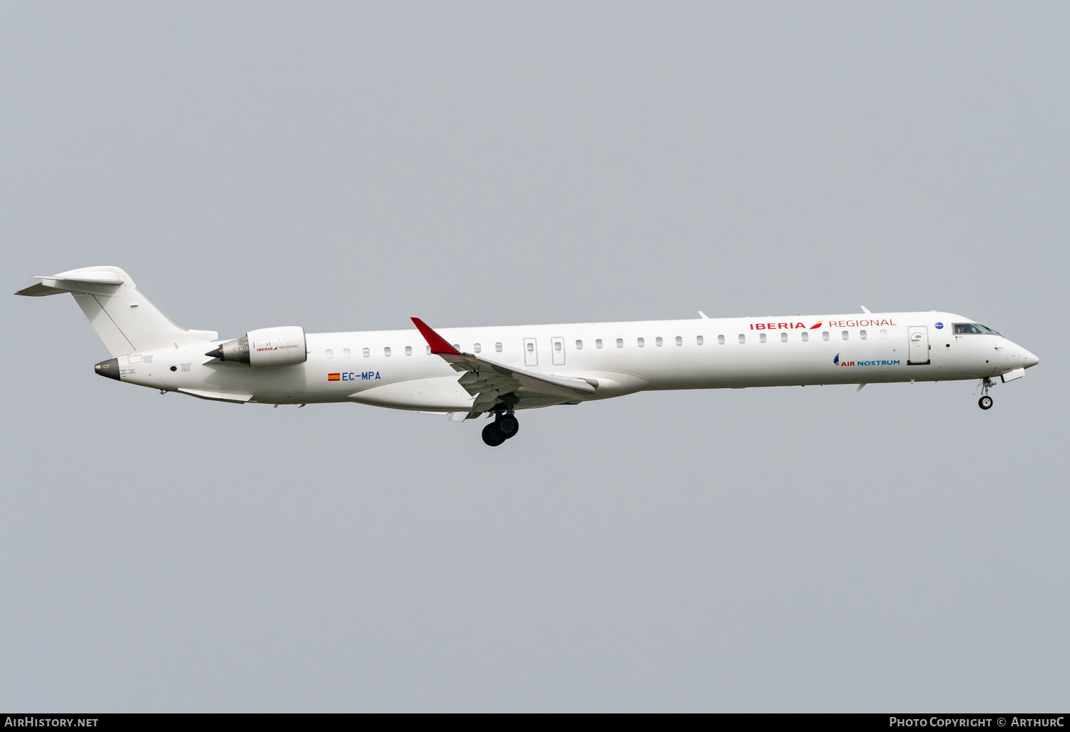 Aircraft Photo of EC-MPA | Bombardier CRJ-1000 (CL-600-2E25) | Iberia Regional | AirHistory.net #451981