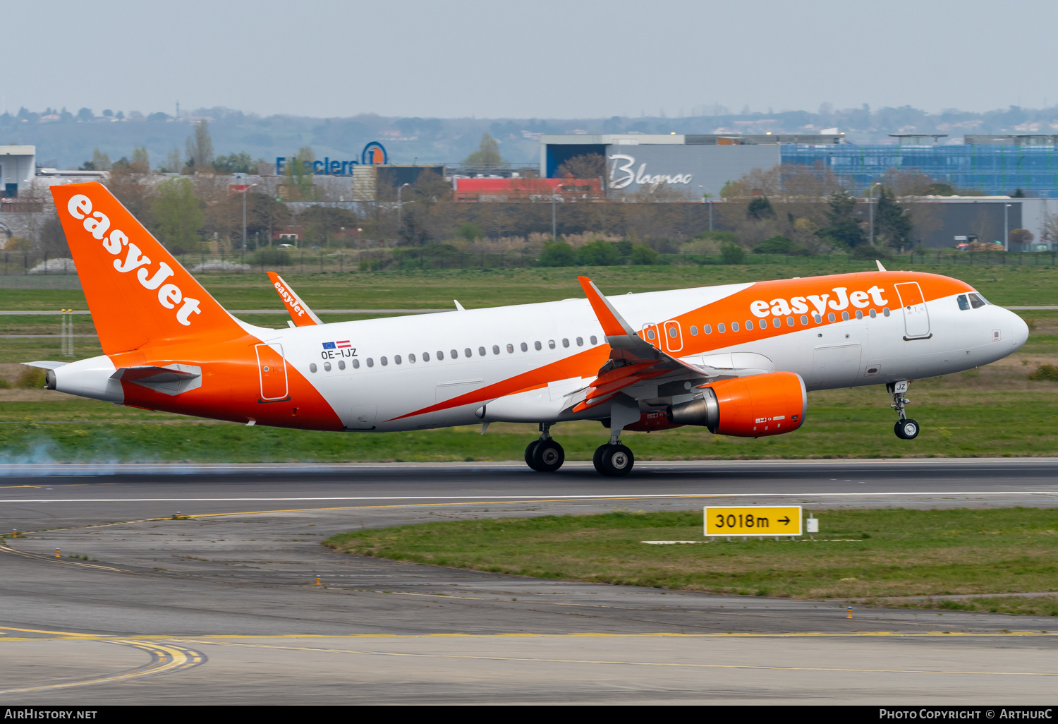 Aircraft Photo of OE-IJZ | Airbus A320-214 | EasyJet | AirHistory.net #451983